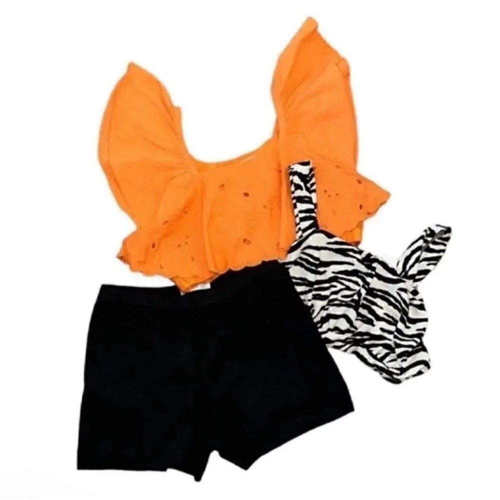 Zara Big Girls Black ,White, Orange Bundle
Set(Size 13-14)
